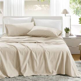 Comfort Spaces 022164422573 100% Cotton Sheets Queen Breathable And Ultra Soft Naturally Co Comfort Spaces 022164422573 100% Cotton Sheets Queen Breathable And Ultra Soft Naturally Co