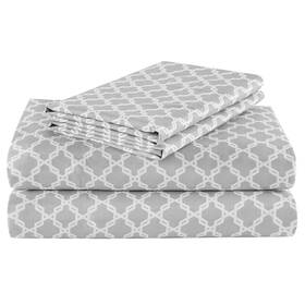 Comfort Spaces 086569939333 Coolmax Moisture Wicking Sheet Set Super Soft Fade Resistant 16 Inch Deep Pocke