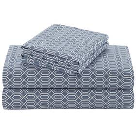 Comfort Spaces 086569943064 100% Cotton Sheets Twin Xl Breathable Naturally Cool Soft Co
