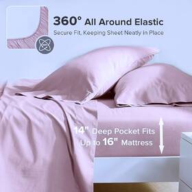 Cs20-1727 Comfort Spaces 100 Cotton Sheets Breathable Soft In Queen Size