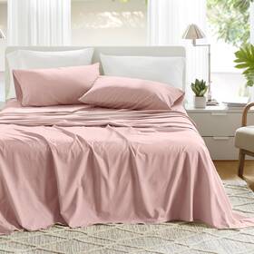 Cs20-1728 Comfort Spaces 100% Cotton Sheets King Breathable And Ultra Soft Naturally Cool Cs20-1728 Comfort Spaces 100% Cotton Sheets King Breathable And Ultra Soft Naturally Cool
