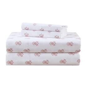 Cs20-1877 Comfort Spaces 100 Cotton Sheets King Breathable Naturally Cool Shee