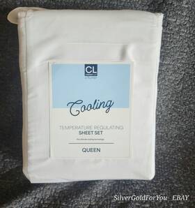Comfortlab 748279201567 Cooling Temperature Regulating 4-piece Queen Sheet Set 100% Polyester