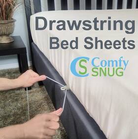 Comfy-snug B0br9dhqnv Comfy-snug Cal King Bed Sheet Set - Microfiber Taupe Latex Hypoallergenic