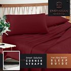 Cominhkpr106707 Empyrean Bedding Premium Cal King Sheets Set Red 603803724922