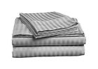 Cominhkr064107 Deluxe Hotel Bedding Premier Sateen Sheet Set Full Grey Cominhkr064107 Deluxe Hotel Bedding Premier Sateen Sheet Set Full Grey