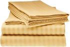 Cominhkr075054 Elaine Karen Collection Striped Cal King Sheet Set 617723458430