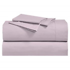 Cominhkr099661 Sheetsnthings Solid Lilac Percale King Size Sheet Set Cotton Deep