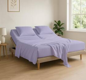 Cgn-400tc-118 Cottingon Luxurious 400 Tc Egyptian Cotton Flex Top King Sheets For Sleep Number Bed