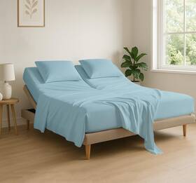 Cgn-400tc-49 Cottingon Flex Split Top King Sheets For Sleep Number Bed 100% Egyptian Cotton 400 Tc