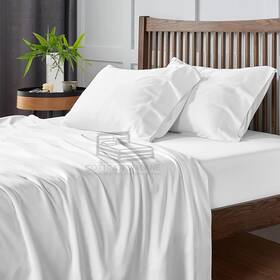 Ctl-sh-rk-whso-01 Cottington Lane Cottinton 4 Piece Rv King 72 X 80 Size Sheet Set Premium 100% Cotton Be