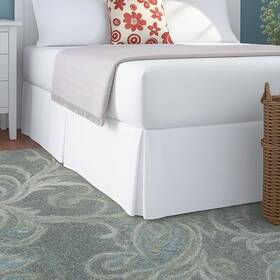 Trpltd131 Cottington Lane Luxury Pleated Bedskirt Queen Queen/18 Inches Drop White Trpltd131 Cottington Lane Luxury Pleated Bedskirt Queen Queen/18 Inches Drop White