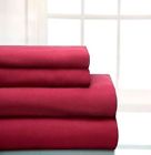 Cotton Flannel Bed Sheet Set Wine Red Color 338 Sets Cotton Flannel Bed Sheet Set Wine Red Color 338 Sets