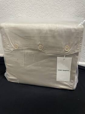 Bsskdw700 Cozy Earth Bamboo Sheet Set King Driftwood Solid Color Sealed Bag