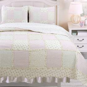 8541810249 Cozy Line Home Fashions Floral Light Pink True Patchwork Queen Sweet Peach 8541810249 Cozy Line Home Fashions Floral Light Pink True Patchwork Queen Sweet Peach