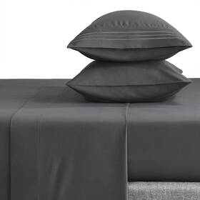 Cozylux 840175602261 Twin Bed Sheets Set 1800 Series 3-piece Embroidered Double Brushed Microfiber