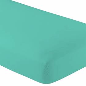 Crescent Bedding 711091851142 Twin Extra Long Fitted Sheet Only Soft And Comfy 100% Cotton By Xl Aqua