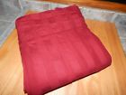 Croft Barrow Queen Dark Red Flat Sheet Stripe Design Nice Croft Barrow Queen Dark Red Flat Sheet Stripe Design Nice