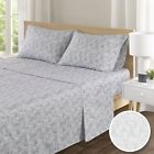 Cs20-0556 Comfort Spaces Hypoallergenic Cotton Sheets Set Soft Paisley 086569942890