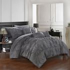 Cs3573-he Chic Home Grantfield Bed In Bag Comforter Set