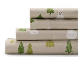 Cuddl Duds 400511769043 Heavyweight Cotton Flannel Full Sheet Set Snowmen Cuddl Duds 400511769043 Heavyweight Cotton Flannel Full Sheet Set Snowmen