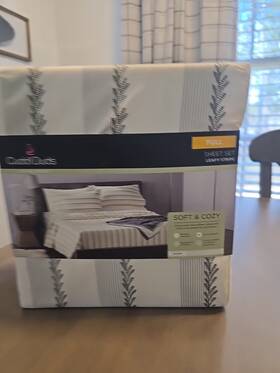 Cuddl Duds 400691496753 Nwt Full 4-pc Sheet Set Leafy Branch Soft And Cozy