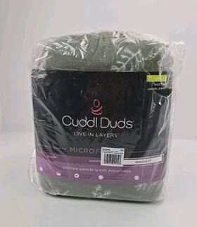 Cuddl Duds 400826588889 King Sheet Set Heavyweight Flannel - Green Leaves 4pc P7