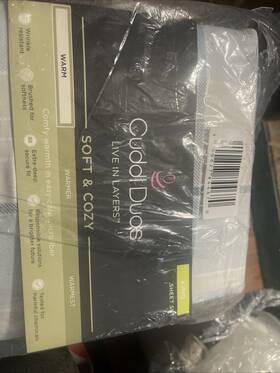Cuddl Duds 400827844670 Soft &cozy King Sheet Set 4 Pcs Microfiber Blue Pld