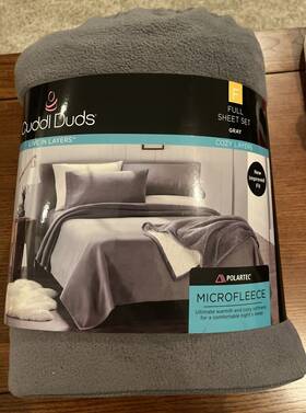 Cuddl Duds 400953642805 Cuddi Microfleece Full Sheet Set Brand New