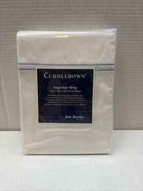 Z2551 Cuddledown 888879015697 108x115 Inch 400tc Sateen White Lake Flat King