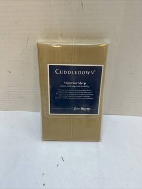 Cuddledown 888879027638 Solid 400 Tc Honey Sheet Ivory Flat 21x27in New