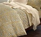 Cuddledown Beige Brown Blue Kelmscott Twin Fitted Sheet Cotton Percale Cuddledown Beige Brown Blue Kelmscott Twin Fitted Sheet Cotton Percale