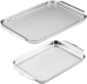 48654 Culinary Provisions Ovenbond 3-piece Tri-ply Baking Sheet Set Professional Stainless 48654 Culinary Provisions Ovenbond 3-piece Tri-ply Baking Sheet Set Professional Stainless