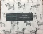 Cynthia Rowley Black And White Breed Queen Sheet Set Breeds