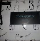 Cynthia Rowley Cat Print Queen Sheet Set Black On White