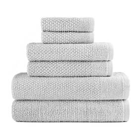 Dan River 782650417840 6 Piece Popcorn Cotton Bath Towel Set - N/a Dan River 782650417840 6 Piece Popcorn Cotton Bath Towel Set - N/a