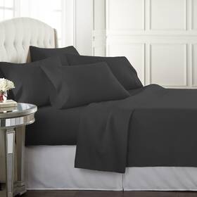 Danjor Linens 850034958835 King Sheet Set 6 Piece Hotel Quality Bed With 4 Pillowcases