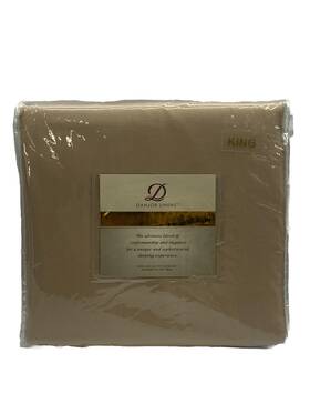 B079ry7br7 Danjor Linens Tan King Size Bed Sheet Duvet 3 Piece 1500tc Bedding Comfortable