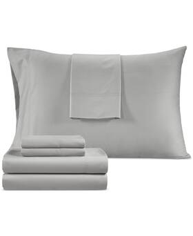Dws-1000cvc-kss-gr Dawson 1000 Thread Count Cotton Blend King Size 6 Pc Sheet Set In Gray Dws-1000cvc-kss-gr Dawson 1000 Thread Count Cotton Blend King Size 6 Pc Sheet Set In Gray
