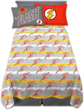 9a047j Dc Comics Inch The Flash 3pc Twin Sheet Set