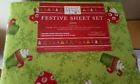 Debbie Mumm Winter Flannel Sheets Set Queen Christmas Holiday 000030814196