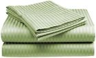 Deluxe Home Queen Size Classic Sateen Stripe Sheet Set Sage 799666339073 Deluxe Home Queen Size Classic Sateen Stripe Sheet Set Sage 799666339073