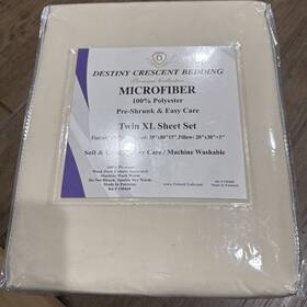 Destiny Crescent Bedding 711091856079 Twin Xl 100% Microfiber Double Brushed Sheet Set - Extra-soft And Wrinkle-free