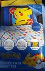 Dh600184603549 Kids Microfiber Electric Ignite Pikachu Three Piece Twin Size Sheet
