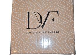 Diane Von Furstenberg 034086644285 Dvf Home Batik Dot Twin Fitted Sheet Tan Bedding Nip
