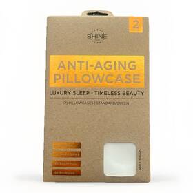 Discover Night Llc 810076732626 Shine By Satin Anti-aging Pillowcase - 2 Pack