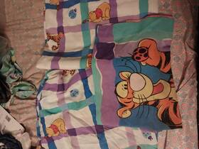 Disney 034086263837 Vintage Winnie The Pooh Twin Sheet Set Tigger 3 Piece Flat Fitted Pillowcase