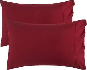 Fp-zw0x-ot69 Dormica 100% Egyptian Cotton Pillowcases Queen/full 20 Inch X30 Burgundy
