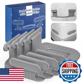 B0f12qc8qz Downoop Bed Lock Sheet Holders Fit All Size New Upgrade Straps Keep Sheets