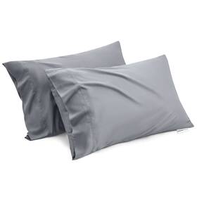 Dr Pillow 623412406323 Doctor Luxury Bamboo Pillowcase -set Of 6 Grey